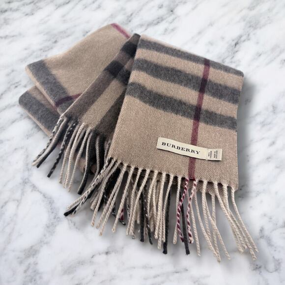 🔥 Flash Sale 🔥 Burberry Cashemer Scarf - Picture 1 of 11